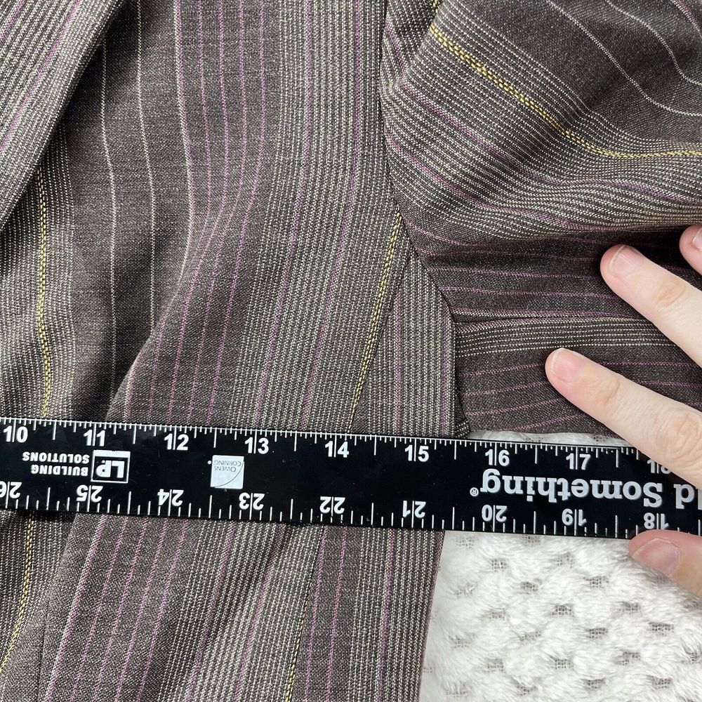 Etcetera Pinstripe Blazer Double Breasted Career … - image 5